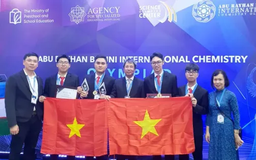 Học sinh Việt Nam giành 3 HCV, 1 HCB tại Olympic Hóa học quốc tế 2025