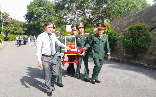 Quảng Trị: Truy điệu và an táng 10 hài cốt liệt sĩ