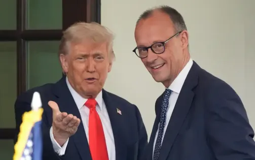 Thủ tướng Đức Merz “hài lòng tuyệt đối” về cuộc gặp với Tổng thống Mỹ Trump