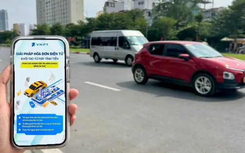 Taxi phải lập hóa đơn điện tử ngay khi kết thúc chuyến đi từ 1/6