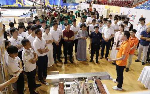 Robocon Việt Nam 2025: Khai mạc triển lãm trưng bày sản phẩm công nghệ Robotics Connect