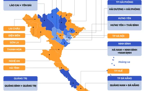[INFOGRAPHIC] 34 tỉnh, thành phố sau sắp xếp đơn vị hành chính