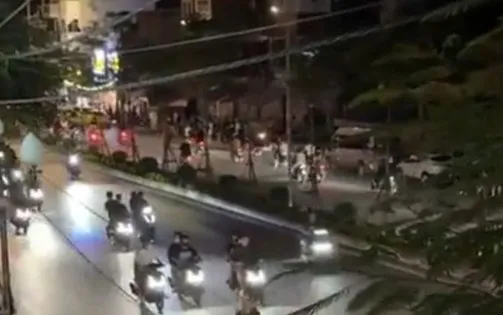 "Quái xế" náo loạn phố trung tâm Hải Phòng lúc rạng sáng