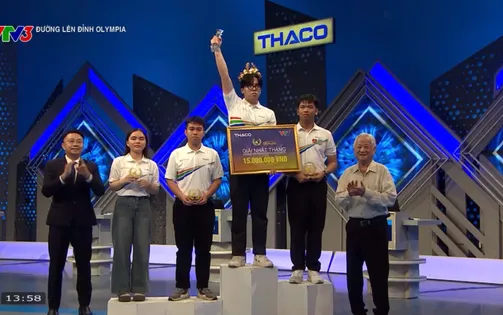 Đường lên đỉnh Olympia: Cuộc đua kịch tính, nảy lửa – Nam sinh Hà Nội tiến vào vòng thi Quý 3 với phong độ ấn tượng