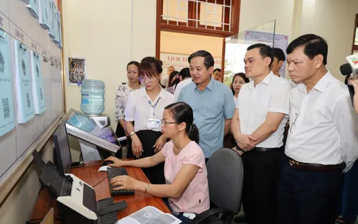 Thái Nguyên: Phường Sông Công vận hành thử nghiệm bộ máy hành chính mới