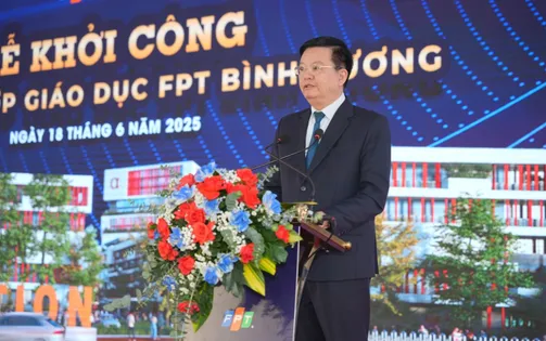 Phó Thủ tướng Mai Văn Chính dự lễ khởi công Tổ hợp giáo dục FPT tại Bình Dương