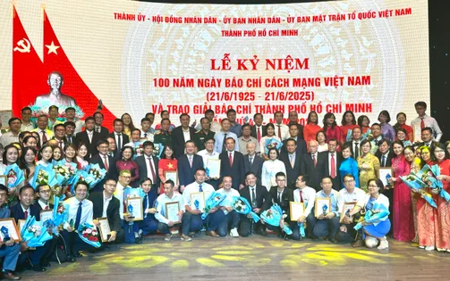 TP Hồ Chí Minh vinh danh 72 tác phẩm báo chí xuất sắc