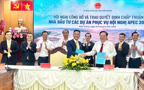 Kiên Giang trao quyết định đầu tư 3 dự án trọng điểm phục vụ APEC 2027