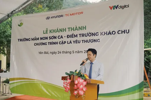 Hyundai Thành Công Việt Nam khánh thành điểm trường Kháo Chu, Yên Bái tiếp tục hành trình ươm mầm tri thức