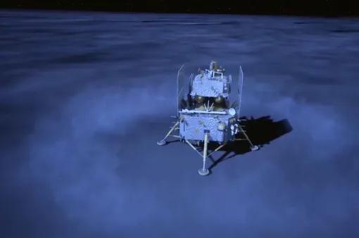 Tàu Thường Nga-6 của Trung Quốc hạ cánh xuống phần tối Mặt Trăng
