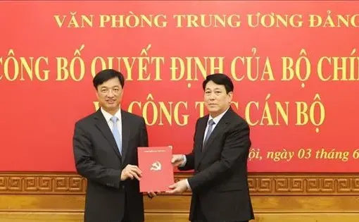 Thượng tướng Nguyễn Duy Ngọc làm Chánh Văn phòng Trung ương Đảng