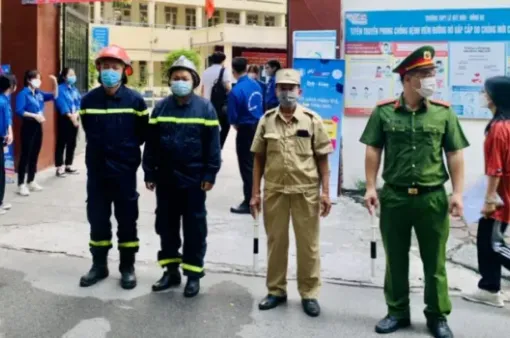 Hơn 1.000 chiến sĩ công an tham gia bảo vệ an ninh, an toàn kỳ thi vào lớp 10 tại Hà Nội
