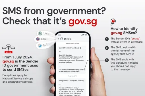 Singapore áp dụng sáng kiến chống giả mạo tin nhắn của chính phủ