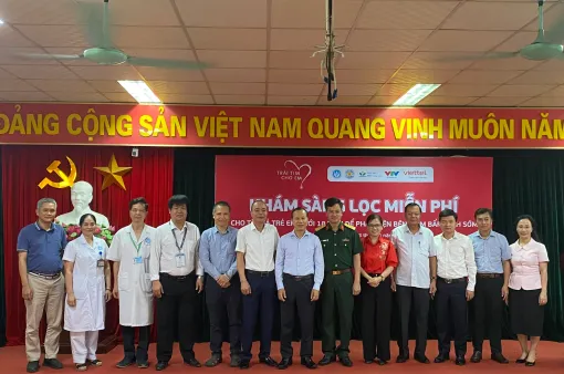 Khám sàng lọc bệnh tim bẩm sinh miễn phí cho trẻ em tại tỉnh Bắc Giang
