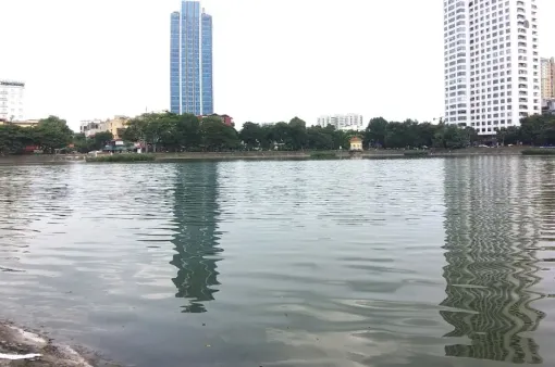 Hồ Ngọc Khánh chuẩn bị được cải tạo thành phố đi bộ