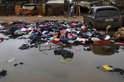 Thị trấn "ma" ngập lụt ở Brazil cảnh báo về biến đổi khí hậu