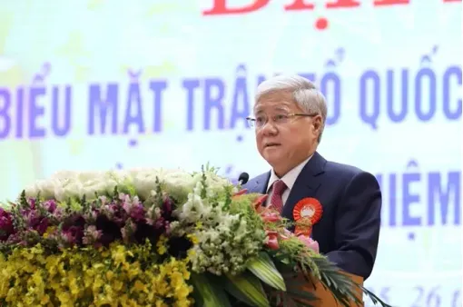 Chủ tịch UBTƯ MTTQ Việt Nam Đỗ Văn Chiến dự Đại hội MTTQ tỉnh Phú Thọ