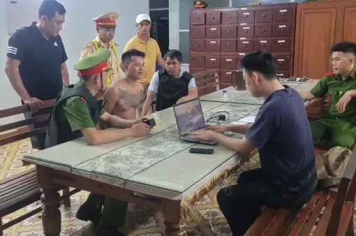 Bắt nhóm chém người ở Gia Lai chạy trốn đến Quảng Ngãi