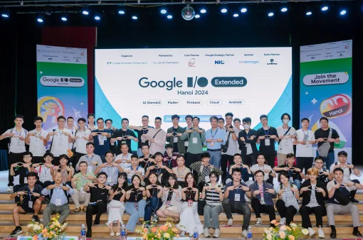 Google I/O Extended Hanoi 2024: Hơn 500 lập trình viên cập nhật công nghệ mới và kết nối cộng đồng