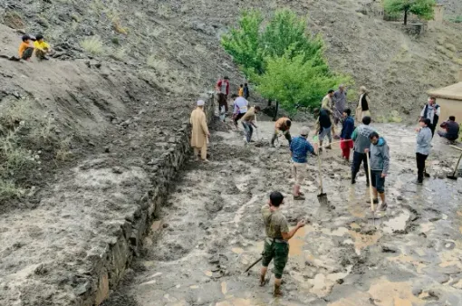Mưa lớn trút xuống miền Đông Afghanistan khiến ít nhất 40 người tử vong