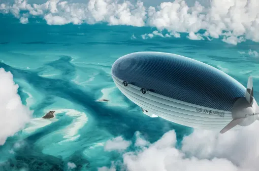 Máy bay lai khinh khí cầu tự sinh năng lượng sẽ cất cánh năm 2026