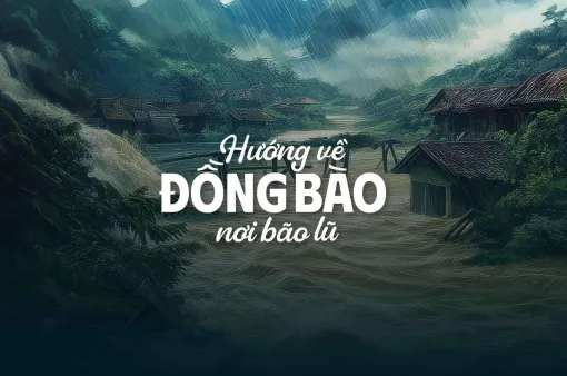 Hướng về đồng bào nơi bão lũ