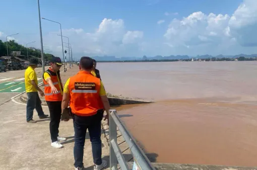 Thái Lan ban bố cảnh báo lũ sông Mekong trước cơn bão mới sắp đổ bộ