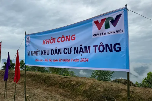 Khởi công xây dựng tái thiết khu dân cư thôn Nậm Tông, Lào Cai