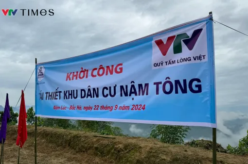 Khởi công xây dựng tái thiết khu dân cư thôn Nậm Tông, Lào Cai