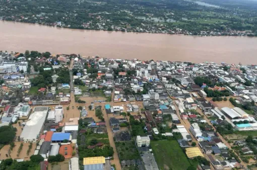 Bão Yagi gây lũ lớn trên sông Mekong, có khả năng ảnh hưởng tới đồng bằng sông Cửu Long