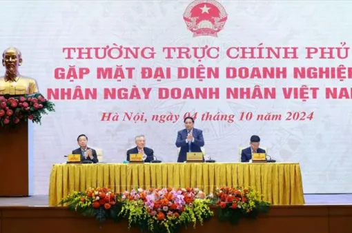 Thủ tướng Phạm Minh Chính chủ trì gặp mặt doanh nghiệp nhân Ngày Doanh nhân Việt Nam