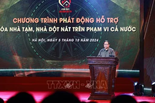 Thủ tướng phát động hỗ trợ xóa nhà tạm, nhà dột nát trên phạm vi cả nước