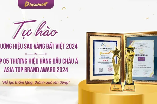 Diasomalt+  liên tục giành các giải thưởng về thương hiệu trong năm 2024