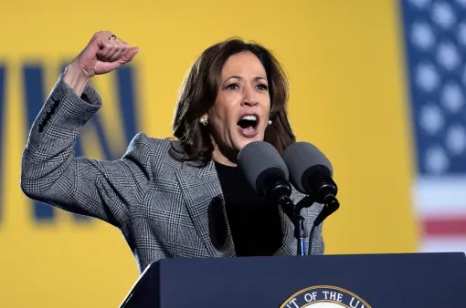 Phó Tổng thống Kamala Harris kêu gọi cử tri đưa nước Mỹ "lật sang trang mới"