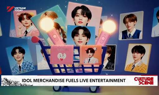 Idol merchandise fuels live entertainment