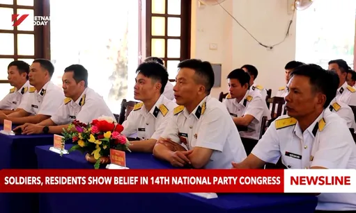 Soldiers, residents show belief in 14th National Party Congress