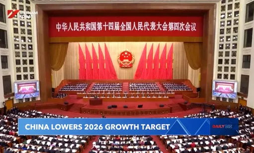 China lowers 2026 growth target