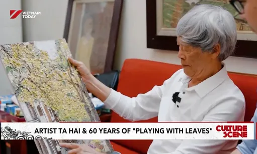 Artist Tạ Hải and 60 years of "Playing with leaves"