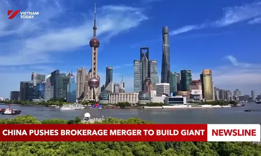 China pushes brokerage merger to build giant
