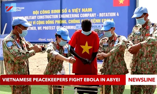 Vietnamese peacekeepers fight Ebola in Abyei