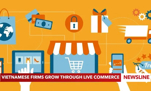 Vietnamese firms grow through live commerce