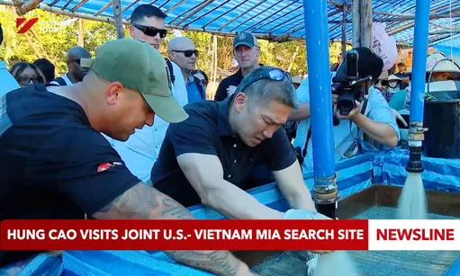 Hùng Cao visits joint U.S.-Việt Nam MIA search site