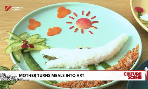 Mother turns meals into art