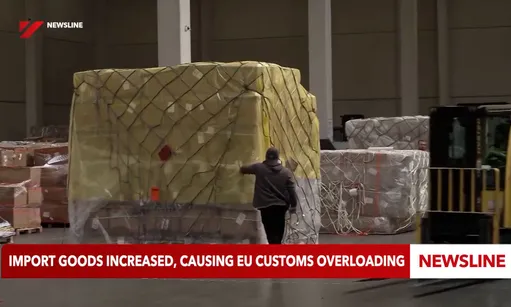 Import goods increased, causing EU customs overloading