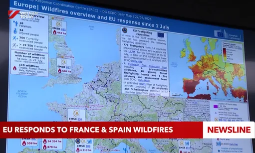EU responds to France & Spain wildfires