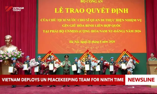 Vietnam deploys UN peacekeeping team for ninth time