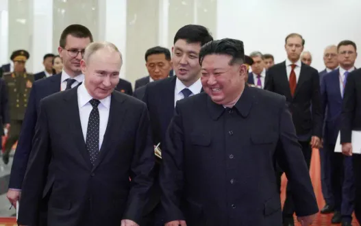 Tổng thống Nga Putin gửi thông điệp Năm mới tới Chủ tịch Triều Tiên Kim Jong-un