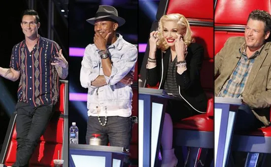 The Voice Mỹ: HLV Pharrell Williams dẫn đầu với 5 "chiến binh"