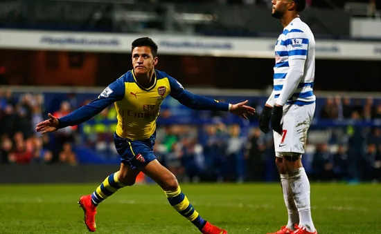 QPR 1-2 Arsenal: Alexis Sanchez giải cơn khát bàn thắng