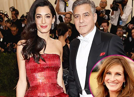 Julia Roberts ấn tượng với vợ của George Clooney